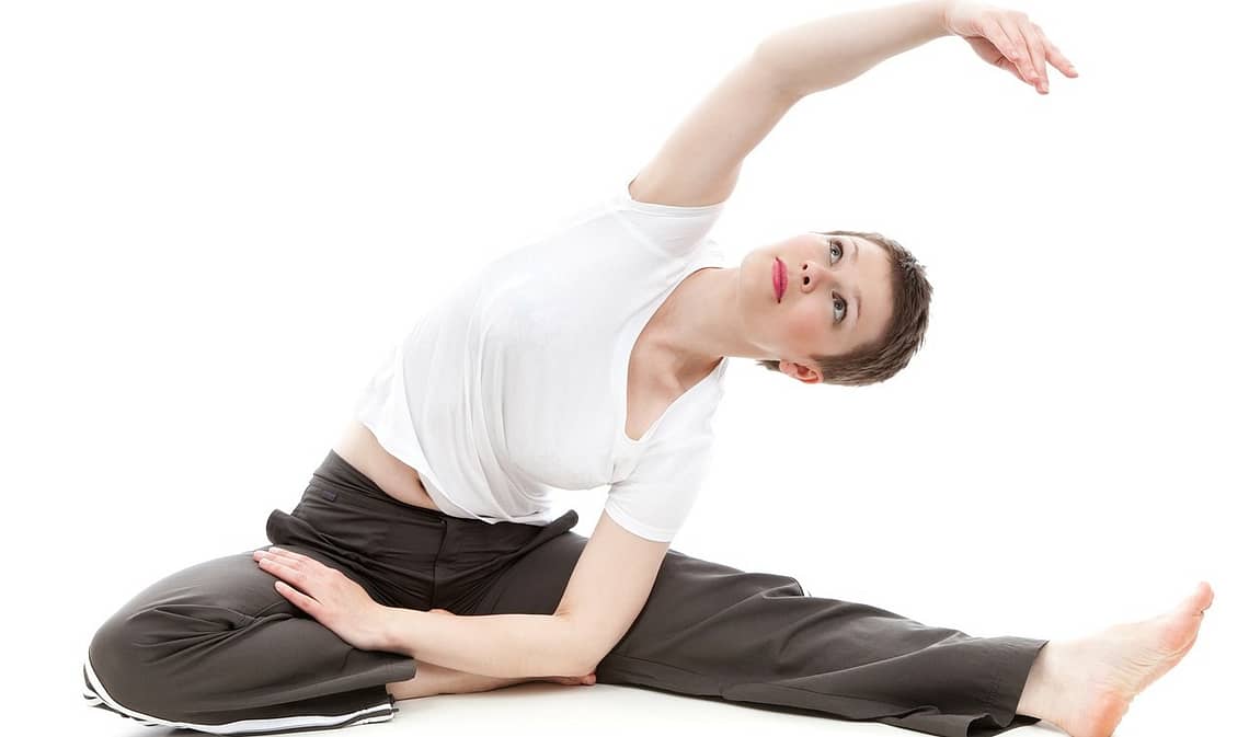 woman doing yoga 2